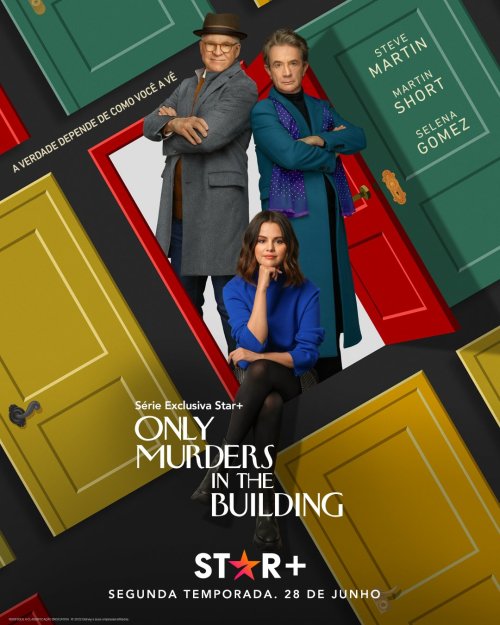 etcemais:Novos pôsteres oficiais da 2ª temporada de Only Murders In The Building.A nova fase chega n