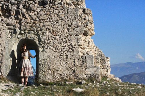 Old photo shoot I had with inclusit in Italy, Santo Stefano di Sessanio, Albergo Diffuso. We climbed