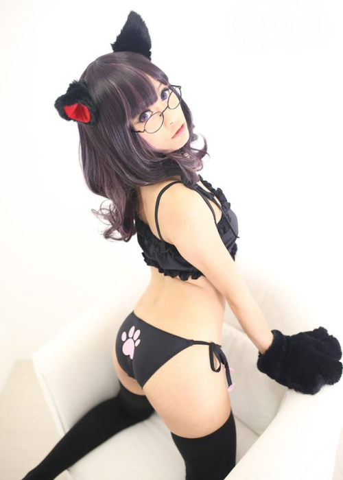 Cat lingerie - Oni hitomi