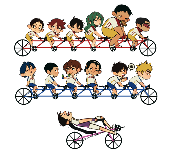 rainbowthinker:  Yowapeda Bike Race Stickers up for pre-order!I’ve been busy making