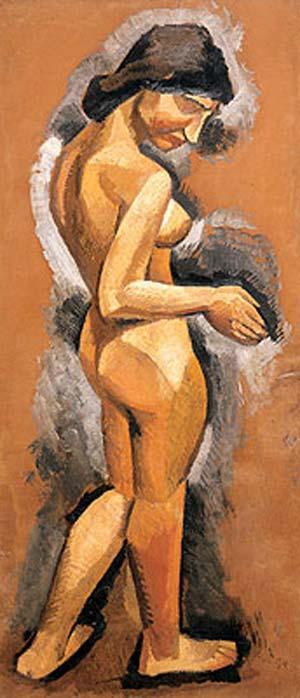 cg54kck:Nu, 1911Roger de La Fresnaye (French 1885-1925)