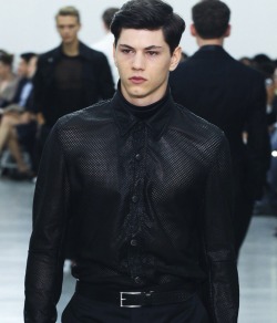 afvan:  Simone Nobili at Corneliani S/S 2013.