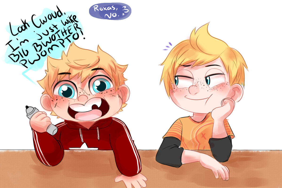 sleepychocobo:  Prompto: Remember when you were still baby-like, you drew “freckles”