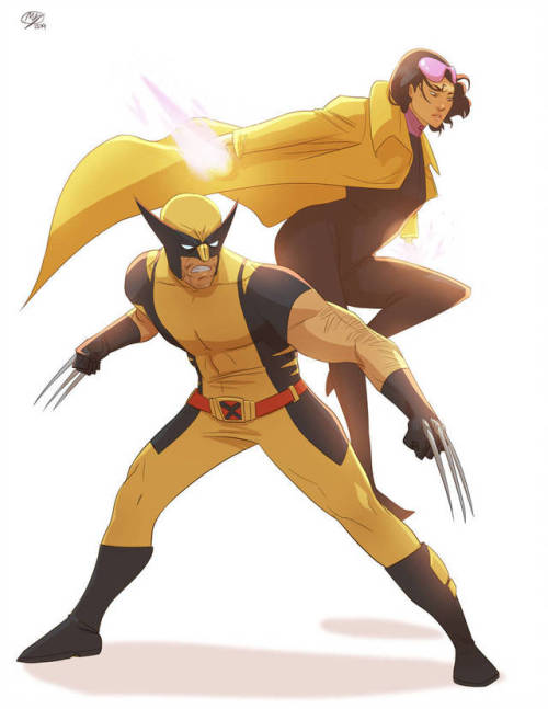 towritecomicsonherarms: Jubilee And Wolverine by mikabear1