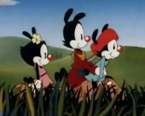Screenshots Of My Favorite Animaniacs Episode, The Warners And The Beanstalk.