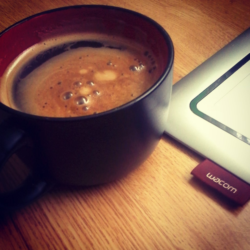 A main power-up for a stream tonight! A bucket of coffee! I&rsquo;ll post a link