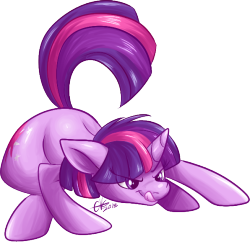 Wiggly tail. by BritishStarr  X3! Adorbs!