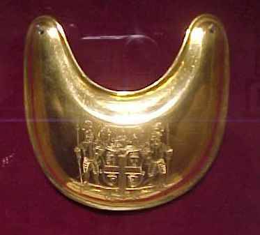 George Washington’s Virginia Militia Officers Gorget, French and Indian War.Currently in the p