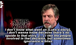 chrsevans:  I said to Rian: Jedis don’t give up. But, if he [Luke] made a mistake,
