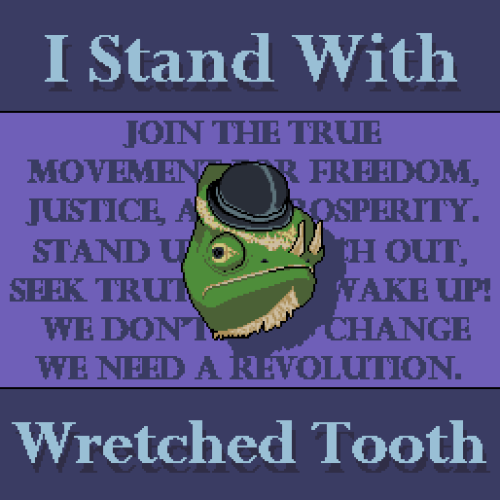 Support the TRUTH stand with TOOTH