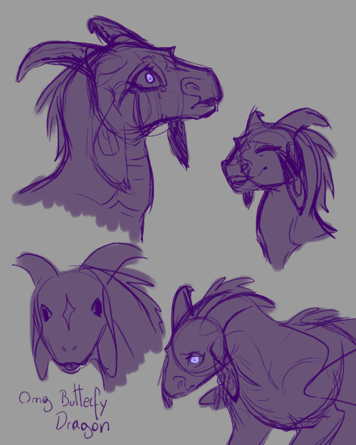 My Clearsight Doodles, Hope The Goat Aspect Shines Thru!