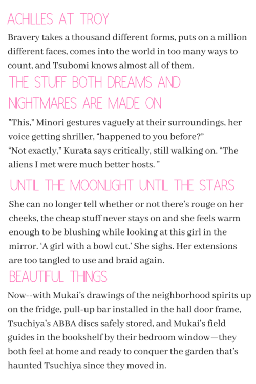 SUGAR AND SPICE: A Mob Psycho 100 Fanzine is a zine centered around the female cast of Mob Psycho 10