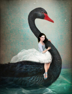 artagainstsociety:  Black Swan by Christian