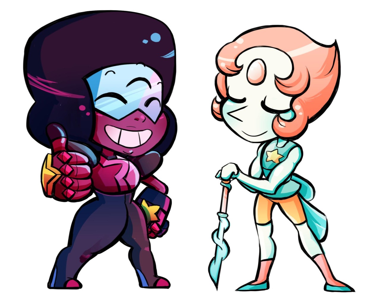 frauleinandraws:  hopefully soon-to-be sticker designs for the crystal gems!! 
