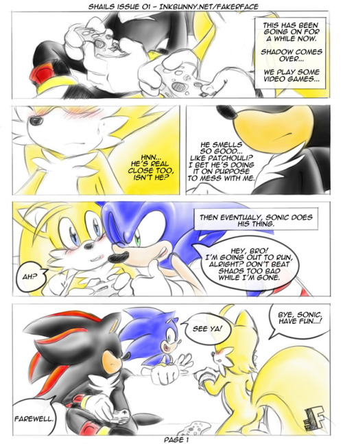 fluffygaysonicporn: Comic: ShailsArtist: FakerFaceLove this Comic so much &lt;3