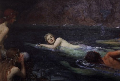 A Race With Mermaids And Tritons -Collier Smithers