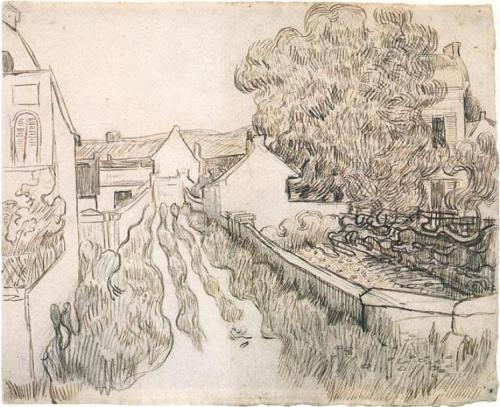 vincentvangogh-art: Village Street, 1890 Vincent van Gogh