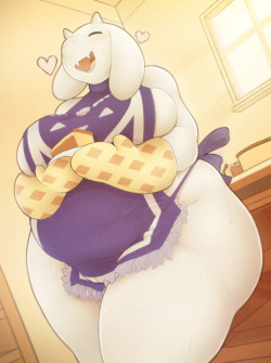 sukebepanda:  Stop eating that pie, Toriel