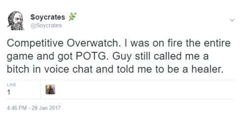 soycrates: I started using voice chat in Competitive Overwatch so I could coordinate with teammates.