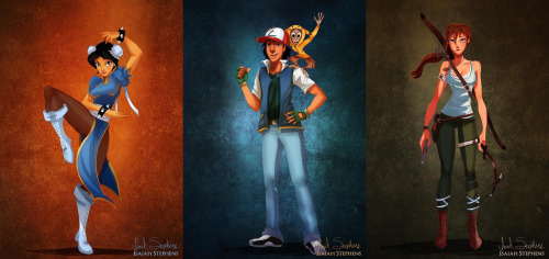 mydollyaviana:  Disney characters dressed up as Pop Culture icons! By the amazing artist Isaiah Stephens. 