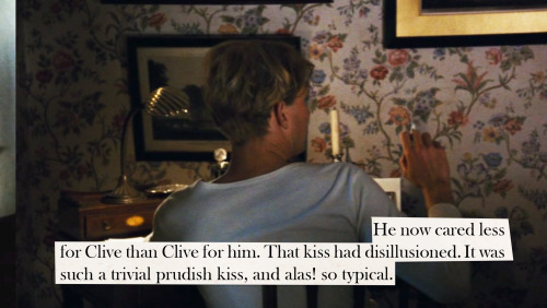 lalalaugenbrot: Maurice (1987) + corresponding quotes from the novel by E. M. Forster