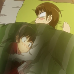 ancabo6:  Keima x Ayumi S03E07 Just a compilation of the bed scenes in the last episode