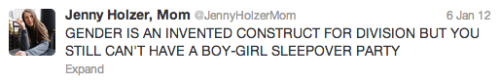 trugazi:jennyholzermom’s departure from twitter & other great injustices of the 21st century