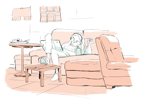 My fav thing with life drawing is capturing interesting quirks of people just chillin around( ´∀｀)