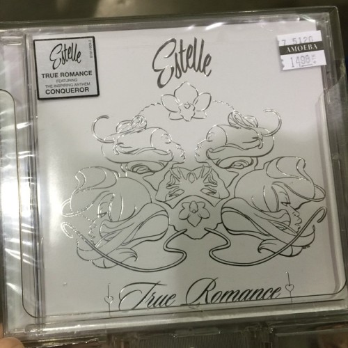 Ahh!!! Completely surreal experience of seeing my album artwork for Estelle’s new album True Romance at Amoeba!