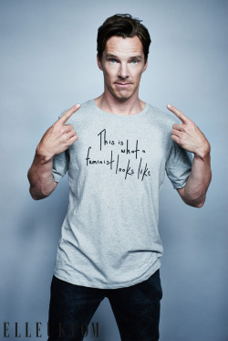 cumberbum:  Now THIS is what a feminist looks like #ellefeminism #BenedictCumberbatch 