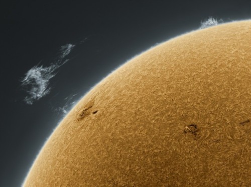 Image of a detached prominence on the SunCredit: Alan Friedman.