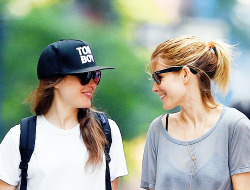  Ellen Page and Kate Mara spotted out in New York City on June 17, 2014  