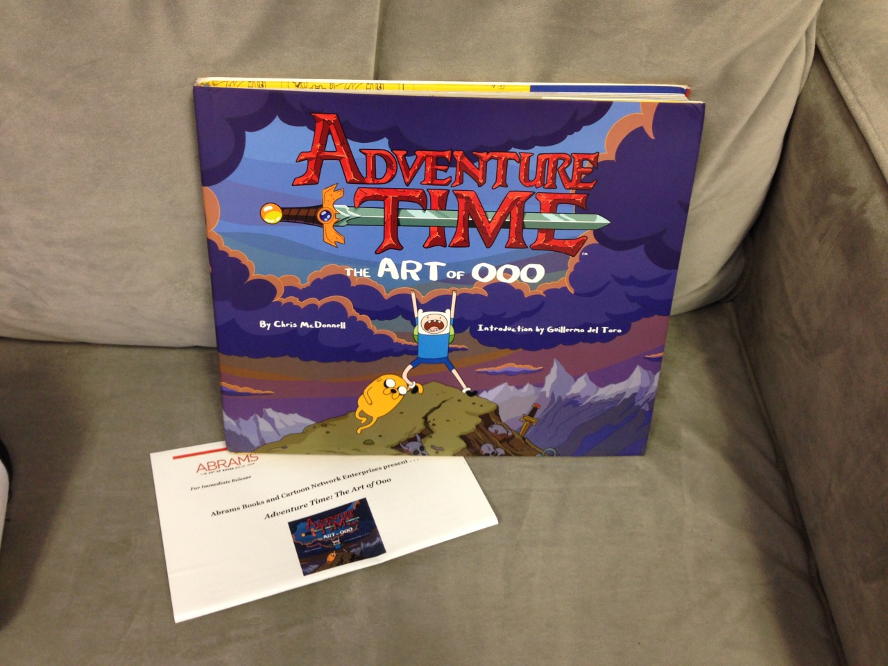 adventuretime:  Ack! Look what the gang at Abrams just sent us—an early copy of