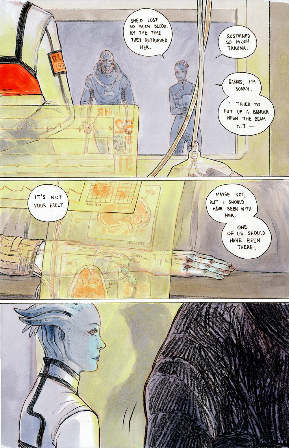 hchomgoblin:  I found the rest of that Mass Effect comic while rifling around in