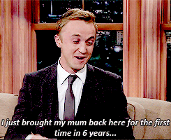 jvh1988:Tom Felton on Late Late Show (May 5th, 2014)