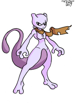 My Mewtwo OC, Raphael. I don’t have a backstory