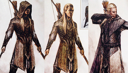 The Hobbit — hotdadthranduil: Costume design concept art for...