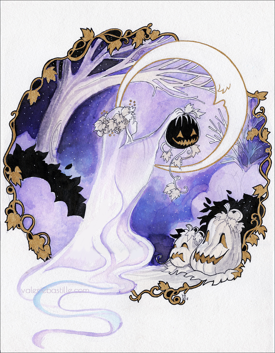 valeriebastille: ★ Inktober 31 : Lantern ★ There it is ! I’m currently holding