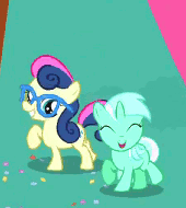 awthredestim:  grue3:  Filly dance party!  Oh my God, are you for real!? Look at