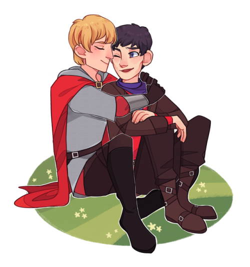 captainsteelandsunshine: cherohero: Some Merthur leftovers :’3 These are beautiful @cherohero!