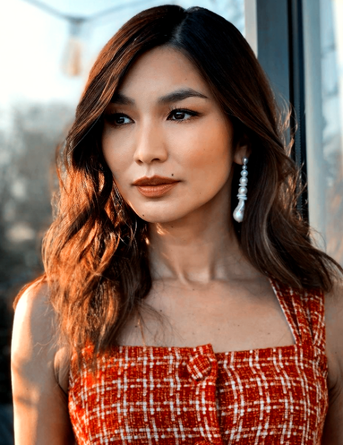 GEMMA CHAN in huishan zhang during raya and the last dragon press.