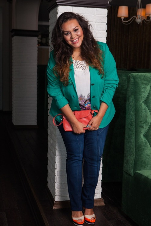 russianfamouscurves:  Plus size model Dilyara Larina