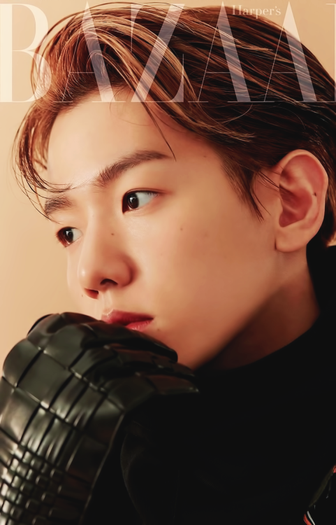 byuntoro:  BAEKHYUN 🧸  Exclusive Cover for Harper’s Bazaar Korea