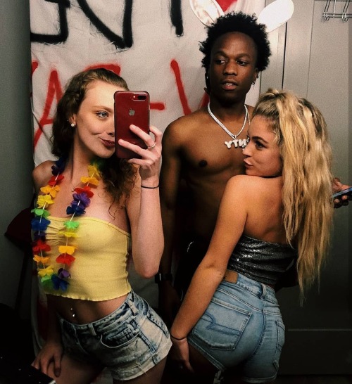 daguerrolove:White girls just love to pose with a hot black guy.