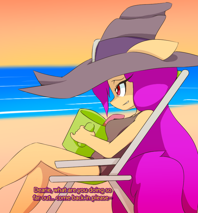 isle-of-forgotten-dreams:Beach is VERY distracting~ &lt;3 don’t ever tell Sera