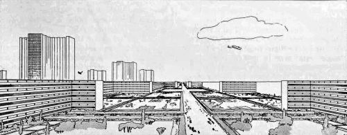 danismm:“A Contemporary City” by Le Corbusier,
