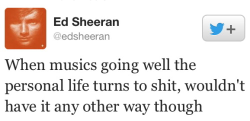 ed-sheeran-is-purrfect:  Ed Sheeran - Tweets that include the word “shit”  2010-2013 