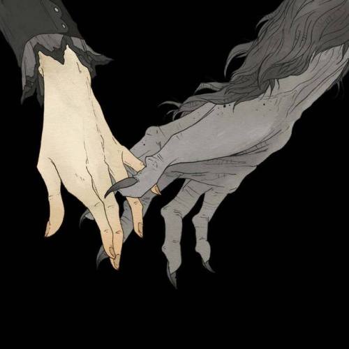 ex0skeletal: Hold your monsters close by Abigail Larson