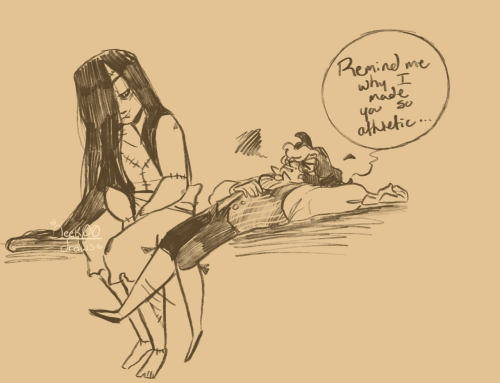 Some Frankenstein Doodles I Did Cause People Here Seem To Enjoy It More Than Those Who Are On Insta