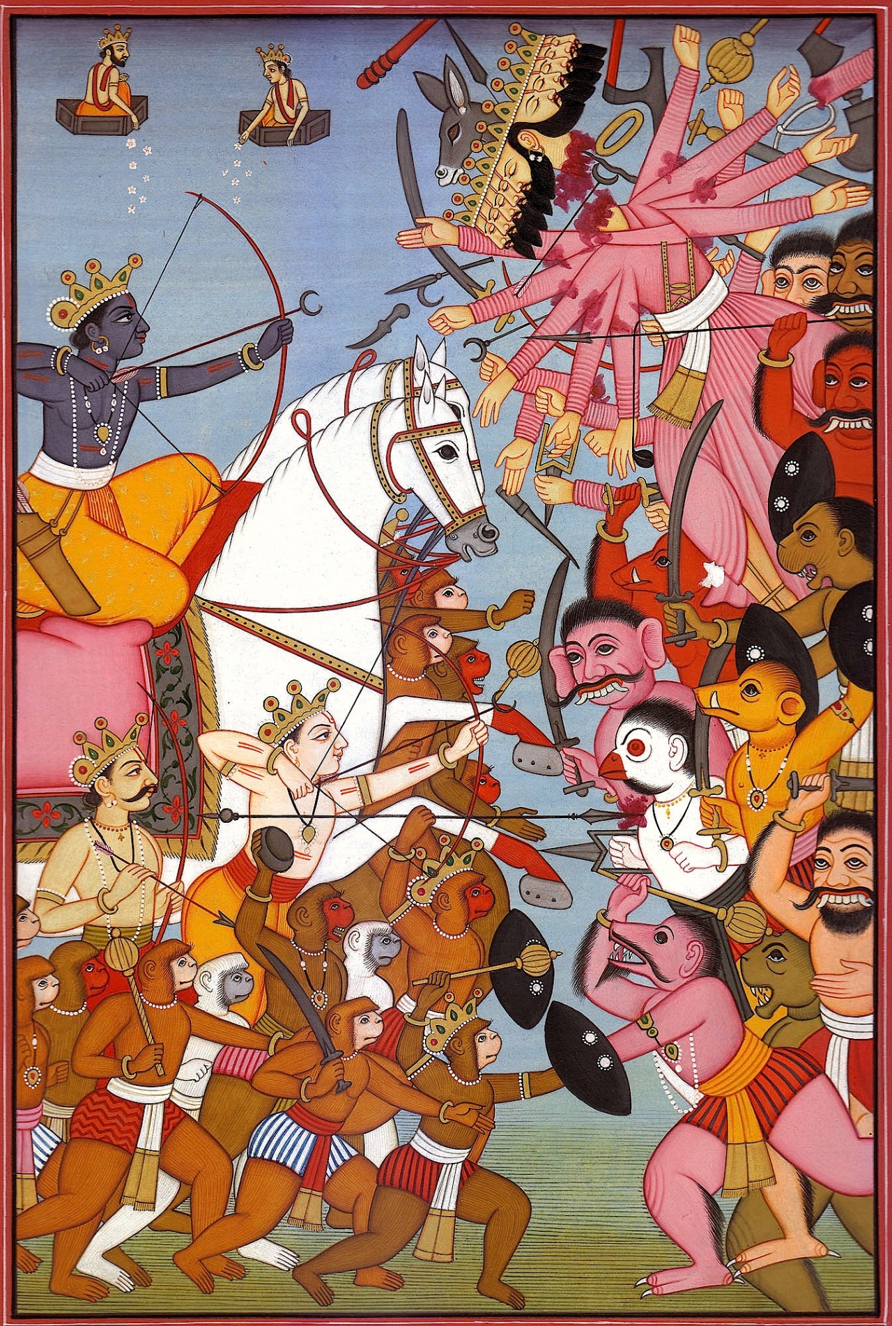 magictransistor:  Rāmāyaṇa (रामायण); various illustrations, miniatures